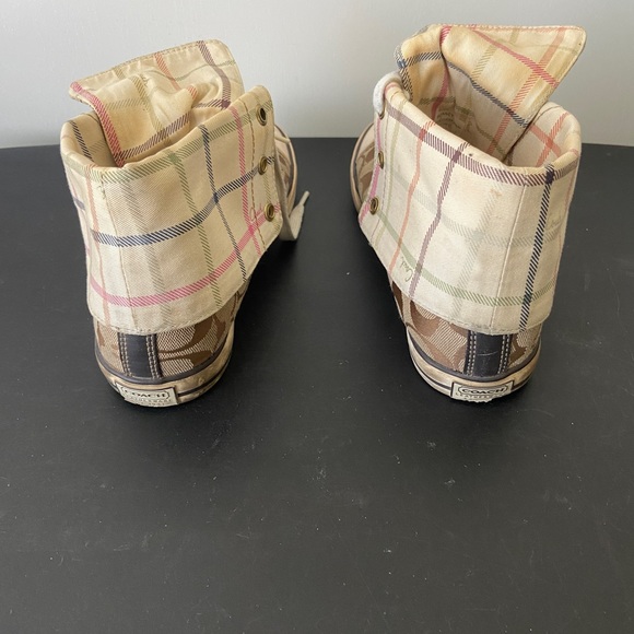 Coach - Logo High Tops - 8.5M- Brown - Picture 4 of 12